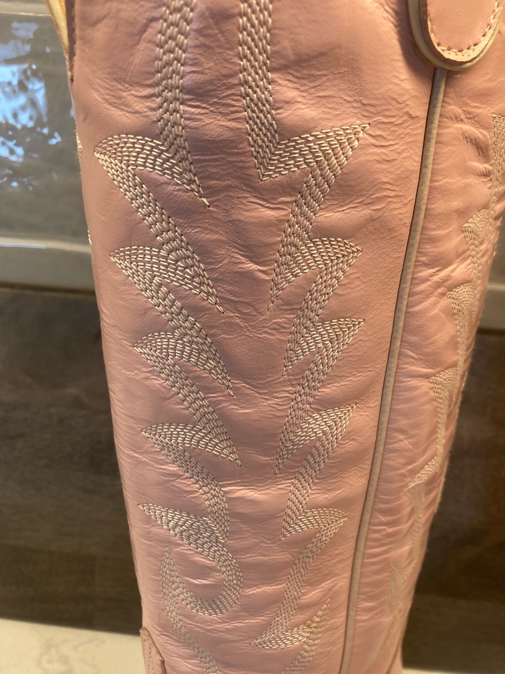 NWT MACIE BEAN Show Pony Cowboy Boots in Pink Women’s size 8 1/2 M - Picture 6 of 15